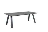 Nevada dining tafel 240x100 carbon black/ vint. wood plw. Garden Impressions - Garden impressions - thumbnail