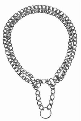 TRIXIE HALSBAND HOND HALF-SLIP KETTING MET 2 RIJEN 40X0,2 CM TRIXIE HALSBAND HOND HALF-SLIP KETTING MET 2 RIJEN 40X0,2 CM