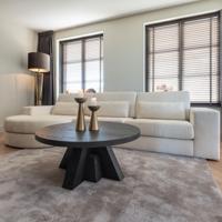 Richmond Loungebank 'Felix' Links, Chenille, kleur Wit - thumbnail