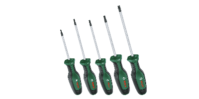 Bosch Groen Schroevendraaierset Torx 5-stuks - 1600A02BX6 Bosch Groen Schroevendraaierset Torx 5-stuks - 1600A02BX6