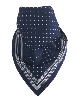 Bandana Blauw kleine stippel 54x54 CM - Stoffen bandana
