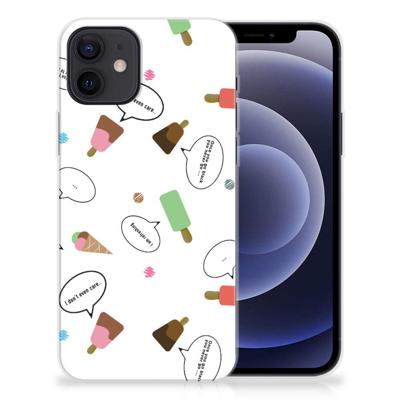 iPhone 12 | 12 Pro (6.1") | Siliconen Case | IJsjes