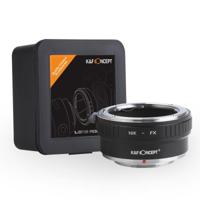 K&F Concept lensadapter Nikon F naar Fujifilm X met koperen mount - thumbnail