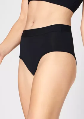 Allround - Go Maxi dames slip - Dames ondergoed one size - Stretchy modal - One size - Zwart - Onderbroek - Ondergoed - One size - Onderbroek -