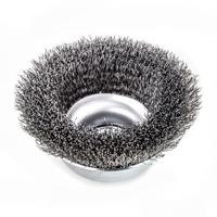 Lessmann Potborstel | schroefdraad d.100 mm draaddikte 0,35 mm | staal | 9.000 omw/min | 1 stuk - 426177 426177 - thumbnail