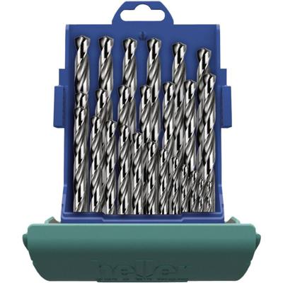 Heller 21961 7 HSS Metaal-spiraalboorset 19-delig Geslepen DIN 338 Cilinderschacht 1 set(s)