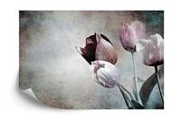 Fotobehang - Vintage Tulpen, prachtig aan de wand, te koop in 11 maten, incl behanglijm - thumbnail