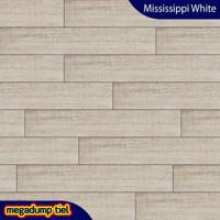 Houtlook Vloertegel Mississippi White 20X114 Monocibec - thumbnail