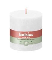 Bolsius shine rustiekkaars 100/100 cloudy white - thumbnail