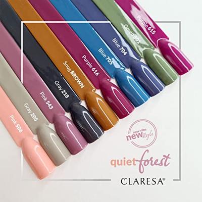 Claresa uv/led gellak 5ml green 801 quiet forest