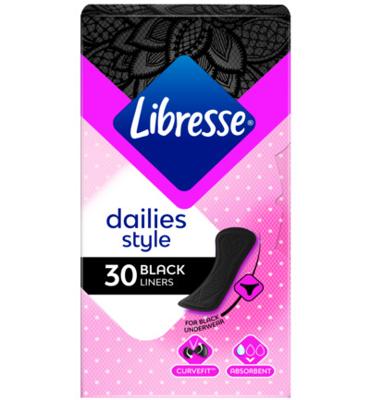 Libresse Dailies Style Inlegkruisjes Zwart Libresse Dailies Style Inlegkruisjes Zwart