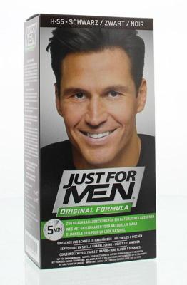 Just For Men Original Formula Haarkleuring - H55 Zwart Just For Men Original Formula Haarkleuring - H55 Zwart