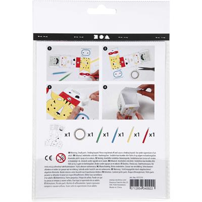 Creativ Company Mini creatieve set, monsters en robotten, 1 doos