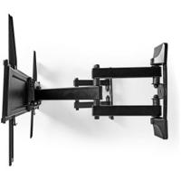 Draai- en Kantelbare TV-Muurbeugel | 32-70 " | Maximaal schermgewicht: 40 kg | Kantelbaar | Draaibaar | Minimale muurafstand: 80 mm | Maximale muurafstand: 520 mm | 3 Draaipunten | Staal | Zwart - thumbnail