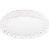 LED Plafondlamp 40W Dimbaar met Afstandsbediening - Rond Wit Kunststof - thumbnail