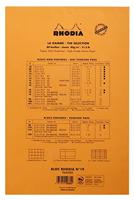 Schrijfblok Rhodia A4 lijn 80 vel 80gr geel | 5 stuks - thumbnail