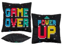 Kussen Power Up & Game Over 40x40cm - thumbnail