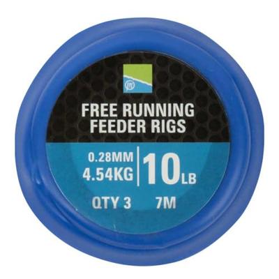 Preston Free Running Feeder Rigs 3st.