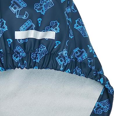 Playshoes regenpak overall Bouwwagens Marine-104