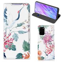 Samsung Galaxy S20 Plus | Hoesje maken | Bird Flowers - thumbnail