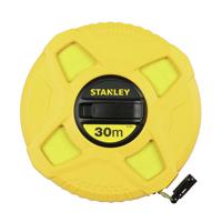 Stanley Handgereedschap landmeter fiberglas gesloten kast | 30m - 12,7mm - 0-34-297 - thumbnail