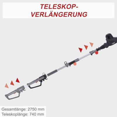 Telescopische elektrische heggenschaar - Scheppach - ETHT500