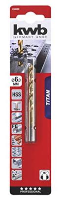 kwb 238660 HSS Metaal-spiraalboor 6 mm Gezamenlijke lengte 93 mm M2 DIN 338 Cilinderschacht 1 stuk(s)
