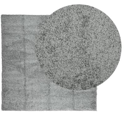VidaXL Vloerkleed pamplona shaggy hoogpolig modern 120x120 cm groen