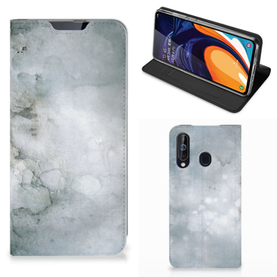 Bookcase Samsung Galaxy A60 Painting Grey Bookcase Samsung Galaxy A60 Painting Grey