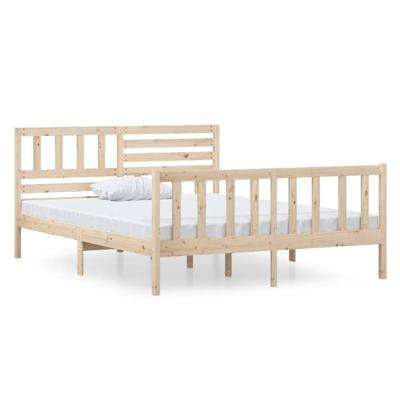 Bedframe massief hout 120x190 cm Bedframe massief hout 120x190 cm