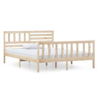 Bedframe massief hout 120x190 cm - thumbnail