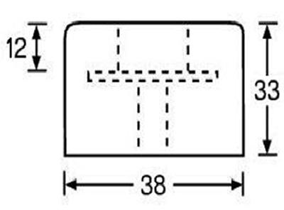 Adam Hall 4913 M8 AH Rubberen voeten 8 stuk(s)