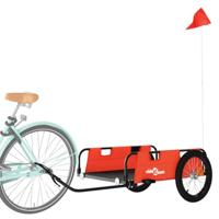 Fietstrailer oxford stof en ijzer oranje - thumbnail