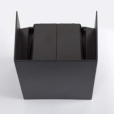 Channel II Up en Down Muurlamp Zwart