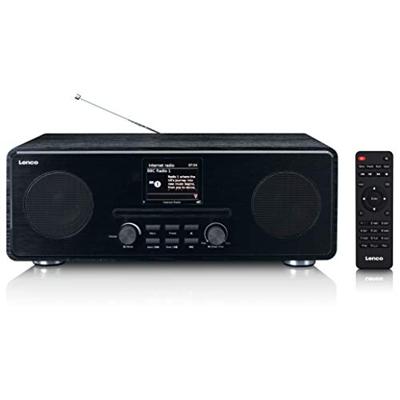 Lenco Internet / DAB+ / FM-radio met CD-speler en Bluetooth® Zwart - DIR-260BK Lenco Internet / DAB+ / FM-radio met CD-speler en Bluetooth® Zwart - DIR-260BK