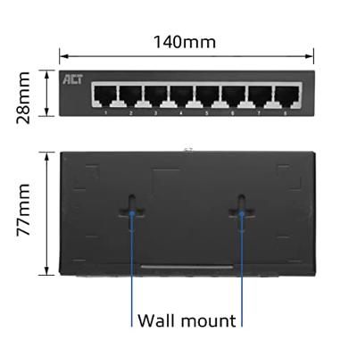 ACT AC4418 8-poorts Gbit switch - thumbnail