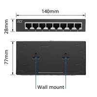 Gigabit netwerkswitch met 8 poorten ACT AC4418 - thumbnail