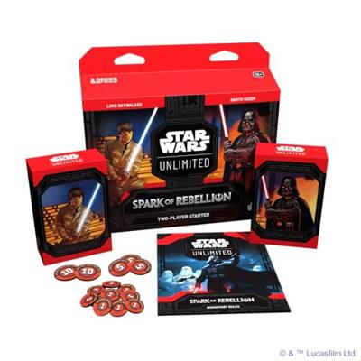 Star Wars: Unlimited TCG Spark of Rebellion 2-Player Starter Pack Star Wars: Unlimited TCG Spark of Rebellion 2-Player Starter Pack