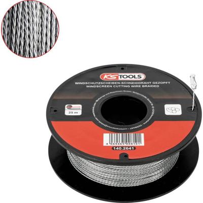 Schijfsnijdraad, geklopt, 25 m KS Tools 140.2641