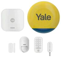 Yale slim alarm starterkit 6 elementen - Bedieningseenheid, Sirene, Toetsenbord, Afstandsbediening, Bewegingsmelder, Raam/deurmelder - thumbnail