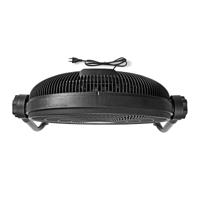 Nedis Vloerventilator | 500 mm | 3 Snelheden | Kantelbaar | Zwart | 1 stuk - FNXL10CBK50 FNXL10CBK50 - thumbnail