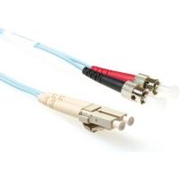 ACT RL7651 Glasvezel Patchkabel Duplex LSZH - LC/ST 50/125µm OM3 - 1,5 meter - thumbnail