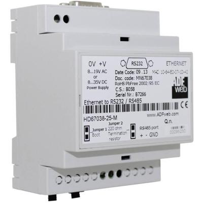 Wachendorff HD6703825M HD6703825M Ethernet converter RS-232, RS-485, Ethernet 24 V/DC 1 stuk(s) Wachendorff HD6703825M HD6703825M Ethernet converter RS-232, RS-485, Ethernet 24 V/DC 1 stuk(s)