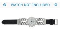 Horlogeband Universeel 830.01.20 / Short / 70x40mm Leder Zwart 20mm - thumbnail