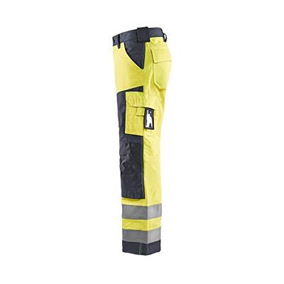 Blåkläder Werkbroek High-Vis zonder spijkerzakken 15661811 | HIgh Vis Geel/Medium Grijs | Maat 60 - 7330509755846