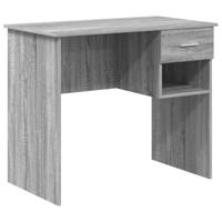 Bureau met lade Grijs sonoma 90 x 49.5 x 75 cm Bewerkt hout - thumbnail