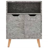 Dressoir 60x30x72 cm spaanplaat betongrijs - thumbnail