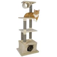 Jack & Vanilla Krabmeubel beige / grijs - Hoogte 151 cm - thumbnail