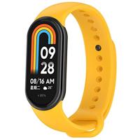 By Qubix - Siliconen bandje - Geel - Compatible met Xiaomi Smart Band 8 & 9 - Compatible Xiaomi bandje - thumbnail