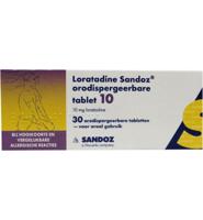 Loratadine 10mg orotaat - thumbnail